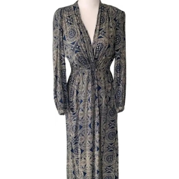 NAT by Natalie Martin for Anthropologie Deep-V Wrap Dress - Picture 5 of 8